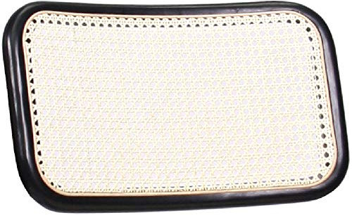 pemora Rückenlehne für Schwingstuhl mit Wiener Geflecht in Natur und Rahmen aus ausgesuchtem Buchenholz in schwarz