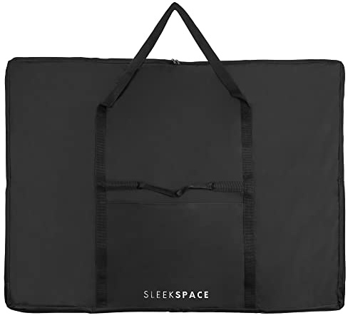 Sleek Space Art-Portfolio-Hülle. Soft Case Professionelles Portfolio mit Multi-Griffen für Artwork Lagerung, Präsentationsbuch Tragetasche