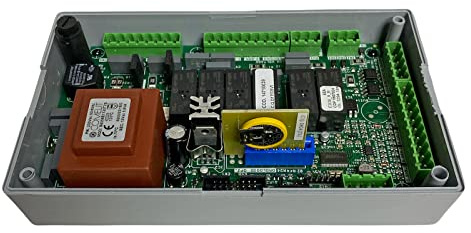 eRicambi, Carte de contrôle MICRONOVA E038_9 pour poêles à granulés Sonde jusqu'à 600 °C, prête pour Encoder, Connecteur RS232 pour connexion au PC