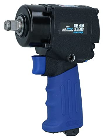 US PRO Industrial 1/2” Drive Mini Air Impact Gun 680 Nm or 1070 Nm NBT 8607