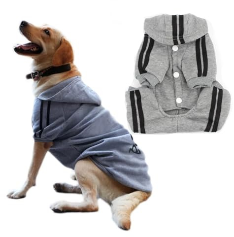 Hunde Hoodies 4 Beine Overall Hundekleidung Pullover Warmes Sweatshirt Baumwolljacke Trainingsanzug für Kleinen Hund Mittlerer Hund Großer Hund Katze