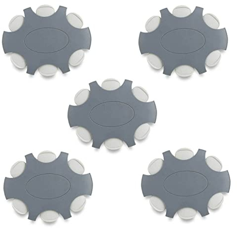 JB White 30 Pieces ProWax Wax Guards for Hearing aids Suitable for Oticon | and Bernafon Speakers, 5X Dispenser disks with 6 Tools and 6 Filters, Gray
