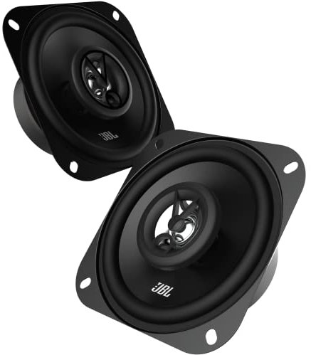 JBL Stage1 41F 2-Wege Auto Lautsprecher Set von Harman Kardon - 125 Watt KFZ Auto Boxen 25 Watt RMS - 2 stück Car HiFi JBL Box groß 10cm | 100mm | 4 Zoll, Schwarz