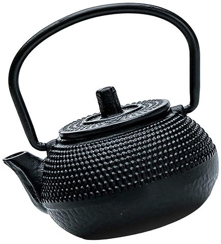 CALLARON Tetera De Fundido Juego De Té Tetera Pequeña Tetera Japonesa Con Mango Tetera De Porcelana Tetera Estatuilla Quemador Caldera Estufa Tetera Pequeña Tetera