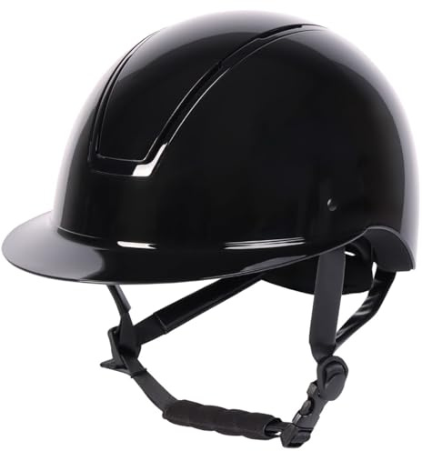 Harry's Horse Royal Glossy Ridhjälm, 55–57 cm, svart och svart