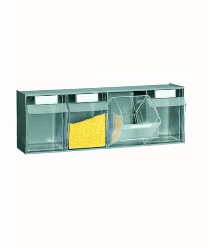 CASSETTIERA PORTA MINUTERIE MODULABILE 4 CASSETTI BASCULANTI PRACTIBOX 600 x 174 x 206h mm