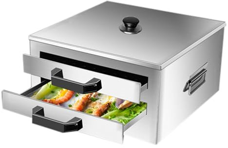 KELUNIS 2 Layer Rice Roll Machine Rice Noodle Rolls Machine Steamer Machine 304 Stainless Steel Chinese Steamer for Induction Cooker And Gas Stove,2 Layer