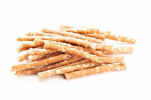 123... hund med dig! - Kycklingris-tickies 500 g – hög kötthalt – tuggstång med kyckling – hundsnacks – tuggpinnar för hundar – tuggrullar för hundar – (kycklingris 500 g (1-pack)