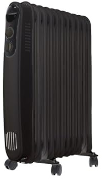 Radiador de aceite 11 elementos, 2500W, eficiente para calefacción en espacios medianos y grandes, ideal para invierno.