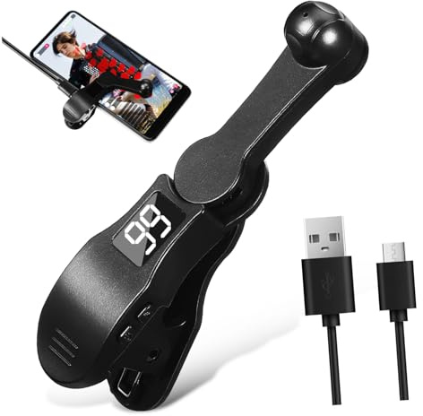 OSALADI Automatischer Bildschirmklicker für Handy Klappbares Abs Design Tragbar mit Geschwindigkeitsanzeige für Gaming und Live Streaming