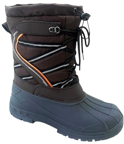 MENS WINTER SNOW MUCKER THERMAL SKI WELLINGTONS FUR WARM BOOTS