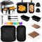 Airfryer Zubehör für Philips Airfryer Dual Basket 3000 Series und Steam Airfryer 5000 Series Dual Basket — 23-teiliges Airfryer-Silikonform-Zubehörset mit Edelstahl-Grillrost und Edelstahl-Spießhalter