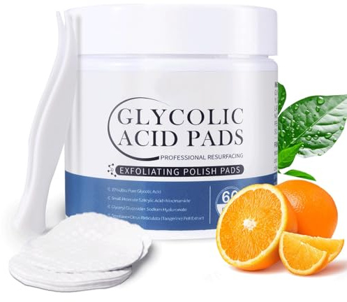 ROSEYE Gesichtsreinigungspads FüR Frauen,Peeling Pads Mit SalicylsäUre & 10% GlykolsäUre,60 StüCk – Reinigung Und Hautpflege