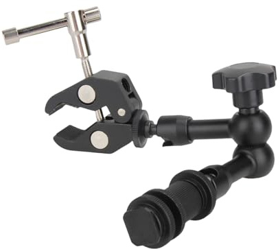 Pince multifonction super crabbing avec filetage de 6,35 mm et filetage 0,95 cm, adaptateur de vis de serrage pour appareil photo/support de bras d'appareil photo/lumière DSLR