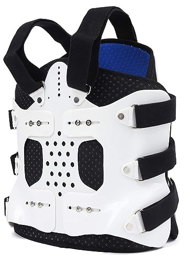 OLSKFUH Correcteur Thoracique Cervical, Orthèse Thoracique Réglable, Support pour Fracture Lombaire, pour Fractures des Vertèbres Lombaires, Arthrite Et Douleurs Aiguës,