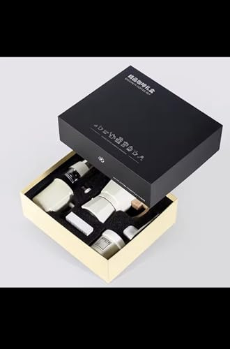 Juego de regalo de café moca de alta calidad, kit de 6 piezas para hacer café especial con molinillo manual, olla moca, taza de cerámica, opciones de color blanco y negro