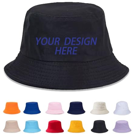 Fischerhut Personalisiert,Bestickte Buchstaben, Logos Und Bedruckte Muster. Unisex-Sonnenhüte Mit Individueller Gestaltung Sind Im Sommer Ein Unverzichtbares Accessoire Für Den Sonnenschutz Am Strand.