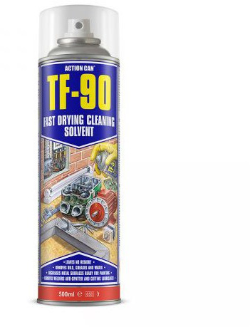 Action Can 1848 Model TF-90 Fast Drying Cleaning Solvent and Degreaser, 500 mL Aerosol