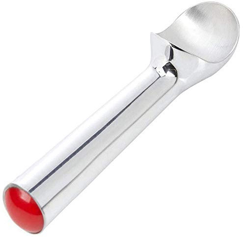 BarBits Ice Cream Scoop Dipper - Colour Coded with Liquid Filled Handle - (Hand Wash Only) - Red