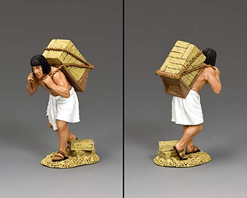 King & Country Toy Soldiers Ancient Egypt AE071 Egyptian Brick Carrier 1:30 Scale Pewter