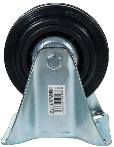 Roulette fixe WERKA PRO sans frein Ø 100mm