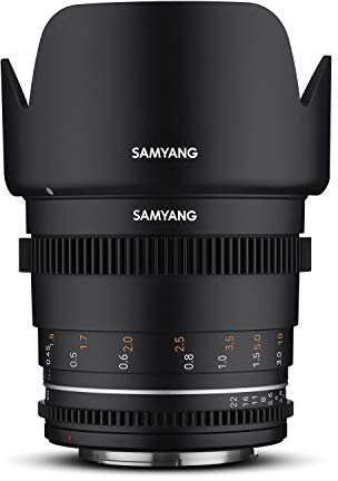 Samyang MF 50mm T1,5 VDSLR MK2 Nikon F – lichtstarkes T1,5 Normal Cine- und Video Objektiv für Nikon F Mount, 50 mm Festbrennweite, Follow Focus Zahnkränze Vollformat und APS-C, 8K Auflösung