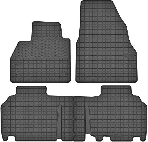 Fußmatten Vorne und Hinten 4er Set für Renault Kangoo II 2 ab 2008 Typ W Gummi Gumimatten