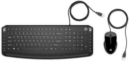 HP Pavilion 200, 9DF28AA Kit Filaire Souris et Clavier