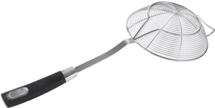 Royal Cuisine Stainless Steel Spider Strainer Skimmer Ladle, 6.2 inch