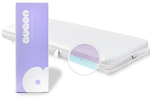 QUQON® Smart Matratze - 180x200 cm - ergonomische 7-Zonen Wendematratze mit 2 Härtegraden - H2 und H4-101 Nächte Probeschlafen - 10 Jahre Garantie - Atmungsaktiv - Quality Time Made In Austria