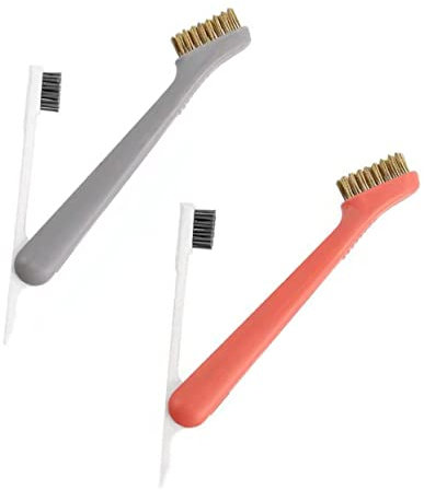 Toddmomy 2pcs Kitchen Cleaning Brush Wire Cooker Hook Brush for Stove Cleaning Supply for Hob Bright Hob Cleaner
