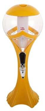 Dispensador de Torre de Cerveza 1.5L Bar Torre de cerveza Fiesta Vino Cerveza Agua Jugo Bebida Dispensador Mesa Líquido Beber Hielo Contenedor Vertedor Dispensador de cerveza Torre Cerveza/Dispensador