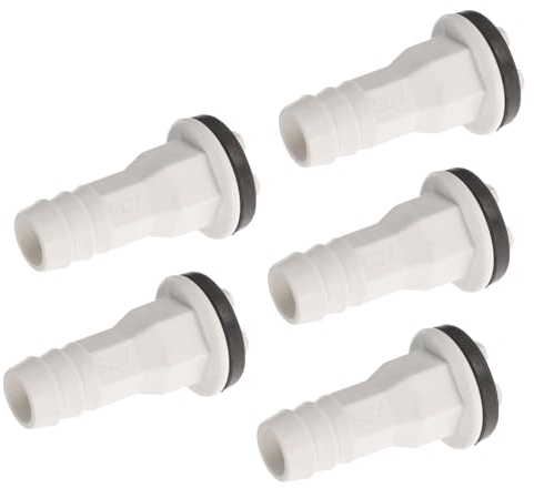 Yardenfun Abflussverbinder für Klimaanlage, Ablaufschlauch, Adapter, Fenster, Klimaanlage, Ablaufschlauch, Anschlussstück, Abflussschlauch, Abflussschlauch, Abflussschale, Klimaanlage, 5 Stück