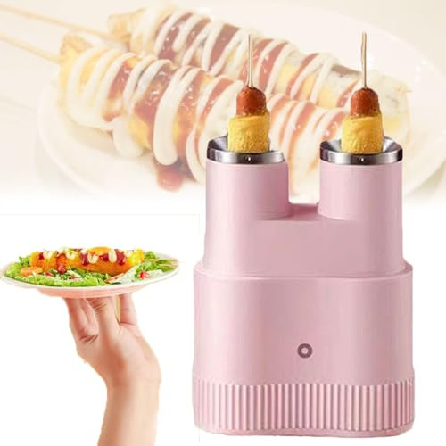 Double-tube Automatic Egg Roll Maker, Hot Dog Roll Maker Egg Cooker, Non Stick Omelet Maker, 7min Fast Cooking, Egg Hot Dog Breakfast Machine, Omelette Machine Egg Boiler Sausage Machine, for Home