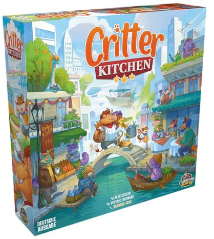 Cardboard Alchemy, Critter Kitchen, Connoisseur Game, Board Game, 1-5 Players, from 12+ Years, 60 Minutes, German