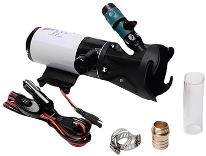 Pompa del maceratore per, pompa fognaria auto -innesco, pompa di fognatura elettrica DC da 3 pollici per la pompa per maceratore dei rifiuti motorie per per (Verde)