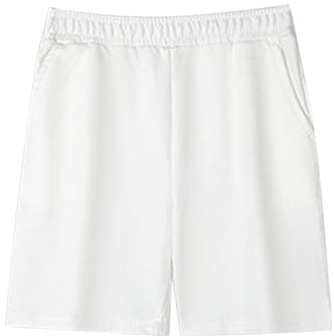 De feuilles Kids Girls Boys Summer Casual Shorts Elastic Waist Cotton Short Solid Color Sports Joggers Half Pants with Pockets