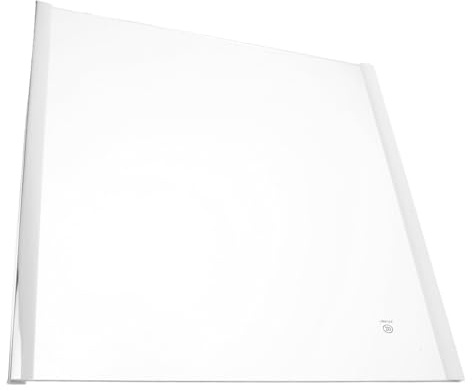 LIFKOME Estante de Vidrio Templado Instalación Fácil y Resistente al Óxido para Refrigerador para Accesorio Adecuado para Cocina y Almacenamiento Cocina Almacenamiento