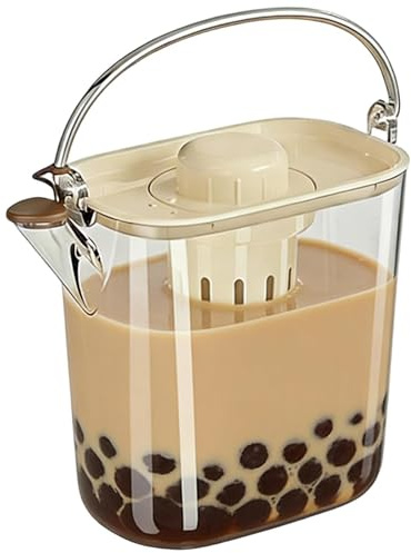 Small Drink Pitcher – 1200 ml Leakproof Clear Jug – Fridge Water Pitcher