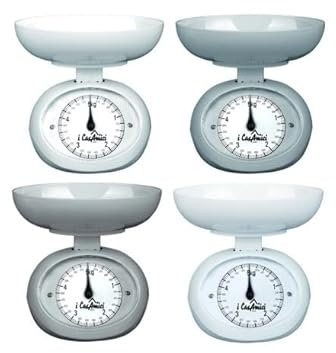 Bilancia da cucina per alimenti meccanica max 5 kg div.40 gr Vari Colori