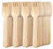 MATANA 200 Premium Wooden Forks – 16 cm Birch Wood, Smooth & Splinter-Free, Plastic-Free Party Cutlery for BBQs, Picnics, Weddings & Catering - Compostable and Biodegradable