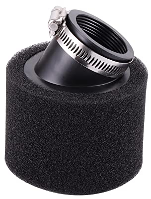 WOOSTAR 42mm Air Filter Foam Cleaner Replacement for 125cc 140cc 150cc 200cc CRF KLX Moped Scooter Dirt Pit Bike Black
