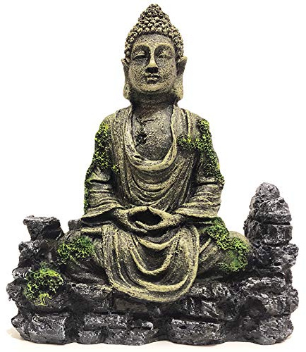 SLOCME Buddha Statue Dekoration für Aquarium - Dekor Ornament