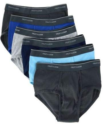 Fruit of the Loom Men's Fashion Brief (Pack of 6) (6-Pack Assorted Fashion Briefs, Medium)