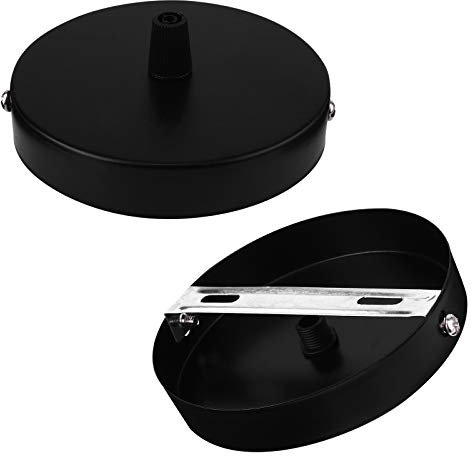 VILLCASE 2 Uds Luz Colgante Base-Techo Dosel Lámpara Colgante Base Luz de Techo Base Redonda Soporte de Lámpara de Pared Diy Accesorios de Iluminación