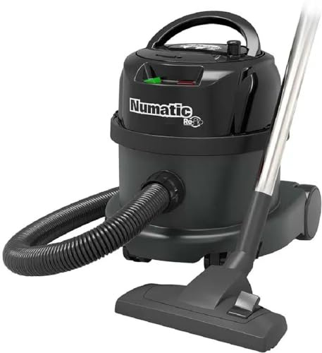 Numatic Henry 170 Plus PPR170-11 Nass- und Trockensauger, Schwarz inkl. Zubehörset AS0 – Profi Kesselsauger mit 620 W