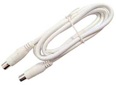 vidoelettronica Cavo Coassiale 75 ohm 1,5-3-510 metri cablato per antenna tv satellite digitale connettore maschio femmina da 9.5mm (1,5 METRI)