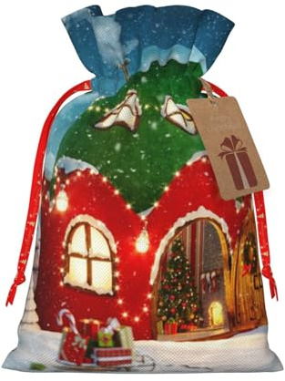 Elfs House Kleine Geschenktüten Personalisierte Geschenktüten Weihnachten Geschenktüten Party Geschenktüten Große Geschenktüte