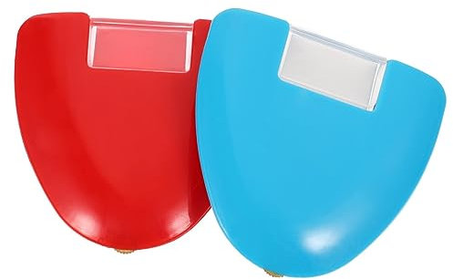 Operitacx 4stücke Schneiderkreide Rad Ergonomischer Markierungsstift Für Stoffe Für Und -nähprojekte Rote Und Blaue Farboptionen Präzise Linienführung Ohne Rückstände