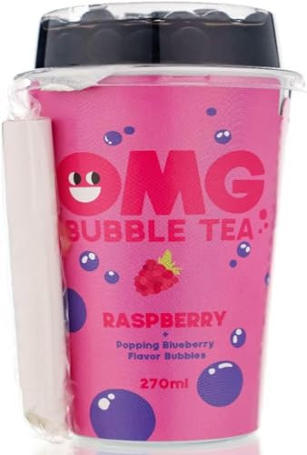 Bubble tea | Real tea, Real fruit, Popping bubbles | (Raspberry Tea with popping Blueberry bubbles) Delicious Tasty And Twisty Treat (6)